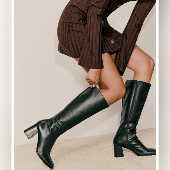 NWT Reformation Nylah Nappa Knee Boot - Picture 5 of 6